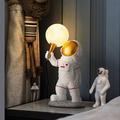 Astronaut Table Lamp Room Spaceman Moon Desk Lamp Resin Moon Night Light 16.1 H X 7.9 L