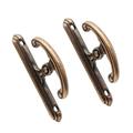 1 Pair Vintage Wall Tieback Curtain Hook Wall Mounted Hanger Clothes Bag Coat Hooks (Antique Copper Color)