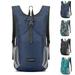 Foldable Backpack Lightweight Small Rucksack 15L Hiking Backpack Waterproof Travel Shoulder Bag Packable Backpack Hiking Bags & Packs for Men Women Outdoor Hiking Walking Camping (Dark blue)