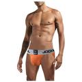 UoCefik Mens Thongs Underwear Sexy Stretch Solid Color G-string Jockstrap Big Men Underwear Briefs Clearance Low Rise Soft Sexy Breathable Thong Orange L