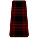 Red & Black Small Scottish Plaid Pattern TPE Yoga Mat for Workout & Exercise - Eco-friendly & Non-slip Fitness Mat