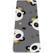 Cartoon Grey Panda Pattern TPE Yoga Mat for Workout & Exercise - Eco-friendly & Non-slip Fitness Mat