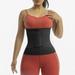 Miluxas Waist Trainer Belt for Women Waist Trimmer Weight Loss Workout Fitness Back Support Belts Clearance Black 10(XL)