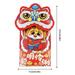 Angfeng Chinese New Year Crossbody Bag Hong Bao Dragon Year Money Bag 2024 Spring Festival Red Envelopes for kids adults party supplies(Clever and clever)