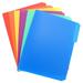 6 Pcs Folder Document Organizer File Folders Plastic Envelope Paper Expanding Testing Office