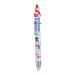 Herrnalise Christmas Multicolor Ballpoint Pen 6-in-1 Pens Retractable Priting Pen Snowman Reindeer Christmas Tree Santa Multifunction Pen for Christmas Class Stationery Reward