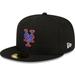 Youth New Era Black York Mets Authentic Collection Alternate On-Field 59FIFTY Fitted Hat