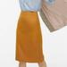 J. Crew Skirts | J. Crew No. 2 Pencil Skirt In Double-Serge Wool | Color: Tan/Yellow | Size: 0