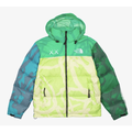 The North Face Jackets & Coats | Kaws X The North Face Retro 1996 Nuptse Jacket Safety Green Nuptse Print F/W 21 | Color: Green | Size: M