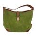 Dooney & Bourke Bags | Dooney & Bourke Green Leather Shoulder Bag | Push Lock Closure | Color: Brown/Green | Size: Os