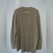 Carhartt Shirts | Carhartt Long Sleeve Shirt Thermal Pullover Mens Xl Waffle Knit Brown 3 Button | Color: Tan | Size: Xl