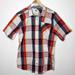 Levi's Shirts & Tops | Levi's Plaid Button Up Short Sleeve Red Yellow Black Boy's Size Xl Nwot | Color: Red | Size: Xlb