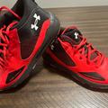 Under Armour Shoes | Boys Underarmour Sneakers Size 6y Red/Black | Color: Black/Red | Size: 6bb
