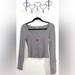 Free People Tops | Intimately Free People At The Park Long Sleeve Gray Small | Color: Gray | Size: S