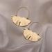 Anthropologie Jewelry | Anthropologie Golden Ginko Leaf Earrings | Color: Gold/Yellow | Size: Os
