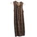 Michael Kors Dresses | Michael Kors Animal Print Sleeveless Dress S | Color: Black/Brown | Size: S
