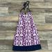 American Eagle Outfitters Dresses | American Eagle Outfitters Cotton Halter Sundress Size 0 | Color: Blue/Purple | Size: 0