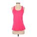 C9 By Champion Active Tank Top: Pink Solid Activewear - Women's Size Small