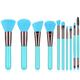 VIPAVA Makeup Brush Sets 10 Pcs Makeup Brushes Set Cosmetic Powder Solid Eye Shadow Foundation Blush Beauty Tool Make Up Brush (Color : Blue)