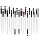 VIPAVA Makeup Brush Sets 20Pcs/set Eye Makeup Brush Face Eye Shadow Eyeliner Eyebrow Powder Handle Eye Shadow Brush (Size : E)