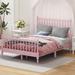 Alcott Hill® Chieu Slat Bed Wood in Pink | 44.9 H x 80.7 W x 56.7 D in | Wayfair 8152401F0DFE408E86136C0EE207FB13