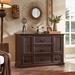 Winston Porter Odhin 48" Sideboard Wood in Brown | 37 H x 48 W x 16 D in | Wayfair 16C05964240548B4B25D565E7A7EB6A2