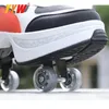 2pc pu Gummi Skate Räder für Verformung Schuhe Rollschuh Schuhe Turnschuhe Laufen Sportschuhe