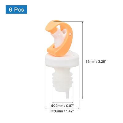 6Pcs Olive Oil Dispenser Spout for Olive Oil, Vinegar