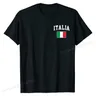 Italia Drapeau Italie Italien Italiano T-Shirt T-shirts Imprimé Sur Slim Fit Hommes T-shirts