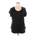 Reebok Active T-Shirt: Black Activewear - Women's Size 1X