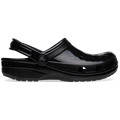 Crocs Black Classic High Shine Clog Shoes