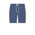 Faherty Retro Surf Stripe Boardshort in Blue. Size 30, 32, 36, 38.