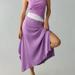 Anthropologie Skirts | Anthropologie Sundry Long Relaxed Slit Skirt | Color: Purple | Size: S