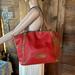 Dooney & Bourke Bags | Dooney Bourke Tote Red Brown Leather Bag Textured Purse Hobo | Color: Brown/Red | Size: Os