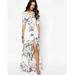 Free People Dresses | Free People | After The Storm | Maxi Shirtdress | Dress | Ivory Floral | Size 6 | Color: Cream/White | Size: 6