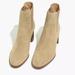 Madewell Shoes | Madewell The Laura Chelsea Boot, Suede. Size 6.5 | Color: Cream/Tan | Size: 6.5