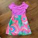 Lilly Pulitzer Dresses | Lilly Pulitzer Girls Dress Size Xl 12 14 | Color: Green/Pink | Size: Xlg