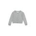 Splendid Sweatshirt: Silver Jacquard Tops - Kids Girl's Size 7