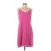 J.Crew Factory Store Casual Dress - Slip dress: Pink Dresses - Women's Size 4