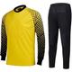 Men's Football Goalkeeper Foam Padded Jersey Shirt & Pants/Shorts/370 (Color : Yellow2012, Size : Large)