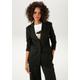 Jackenblazer ANISTON CASUAL Gr. 46, schwarz-weiß (schwarz, weiß) Damen Blazer