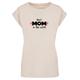 T-Shirt MERCHCODE "Damen Ladies Mothers Day - Best Mom In The World T Shirt" Gr. XL, beige (whitesand) Herren Shirts T-Shirts