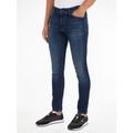 Skinny-fit-Jeans TOMMY JEANS "SIMON SKNY" Gr. 36, Länge 32, blau (denim dark1) Herren Jeans Skinny-Jeans