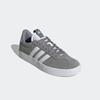 Sneaker ADIDAS SPORTSWEAR "VL COURT 3.0", Gr. 38, grau (grau three, cloud weiß, cloud weiß), Leder, Synthetik, sportlich, Schuhe, inspiriert vom Design des adidas samba