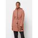 Regenmantel JACK WOLFSKIN "NORDEN PORT COAT W" Gr. XL (46), braun (astro, dust) Damen Mäntel Übergangsmäntel