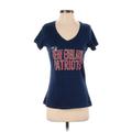 NFL X Nike Team Apparel Short Sleeve T-Shirt: Blue Solid Tops - Women's Size Small