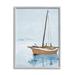 Breakwater Bay Sailboat & Water Ripples Framed Giclee Art Design By Patricia Pinto Wood in Brown | 30 H x 24 W x 1.5 D in | Wayfair