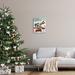 The Holiday Aisle® Rural Christmas Scenery Framed Floater Canvas Wall Art Design By Hannah Byatt Canvas | 20 H x 16 W x 1.5 D in | Wayfair