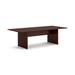 HON Mod Rectangle Conference Table in Black/Brown | 29" H x 96" L x 42" W | Wayfair HLPLTBL4296RCT.LTM1_HLPLTBL96BASE.LTM1