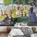 IDEA4WALL Sunday Afternoon on The Island of La Grande Jatte by Georges Seurat Vinyl | 66 W in | Wayfair WMR-WP-ART-0012-66x24x4